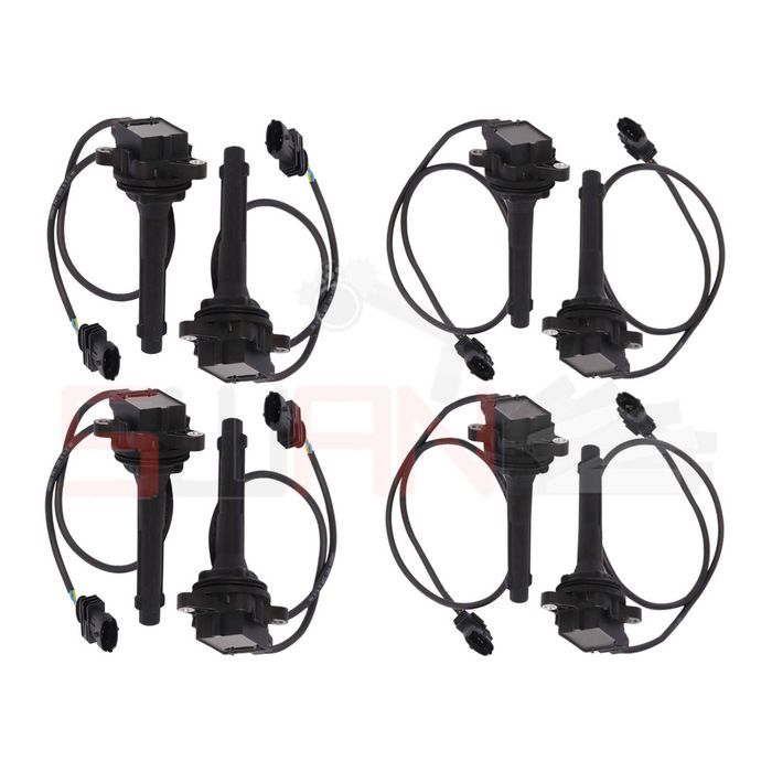 Set of 8 SWAN Ignition Coils for Maserati Gransport Coupe/Convertible 2004-2008 4.2L for Left & Right Side