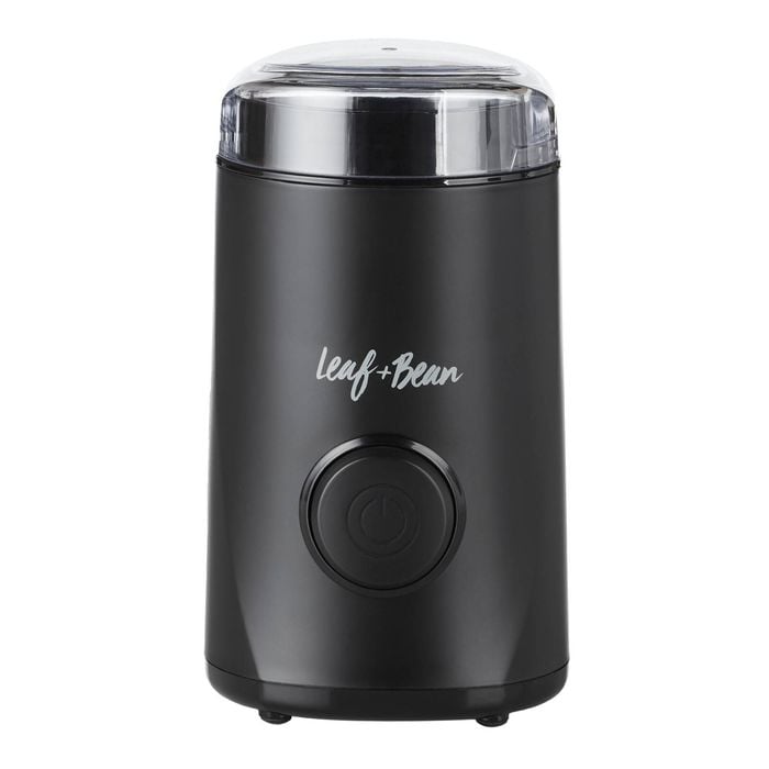Leaf & Bean One Touch Coffee Grinder Matte Black 10.2x9.9x17.7cm/60g