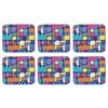 Ashdene Puli Puli Coaster 6 Pack - Purple