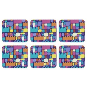 Ashdene Puli Puli Coaster 6 Pack - Purple