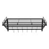 Toque Wall Mounted Pot Pan Rack 12 Hooks Utensil Rail Shelf