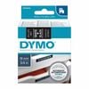 Dymo White On Black 19mmx7m Tape
