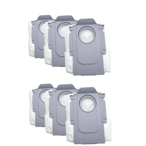 6X Roborock Dust Bags For S8 MaxV Ultra, S8 Max Ultra, Qrevo & Saros Series Robot Vacuums Genuine