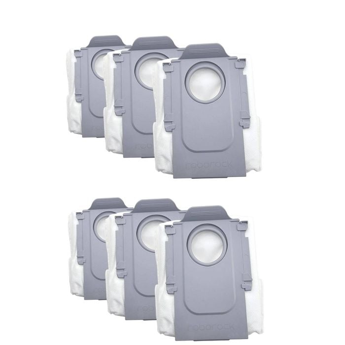 6X Roborock Dust Bags For S8 MaxV Ultra, S8 Max Ultra, Qrevo & Saros Series Robot Vacuums Genuine