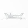 Ezy Storage White Forma Expandable Over Sink Dish Rack