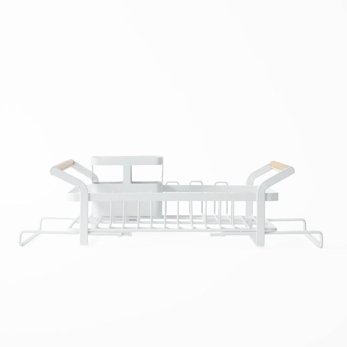 Ezy Storage White Forma Expandable Over Sink Dish Rack