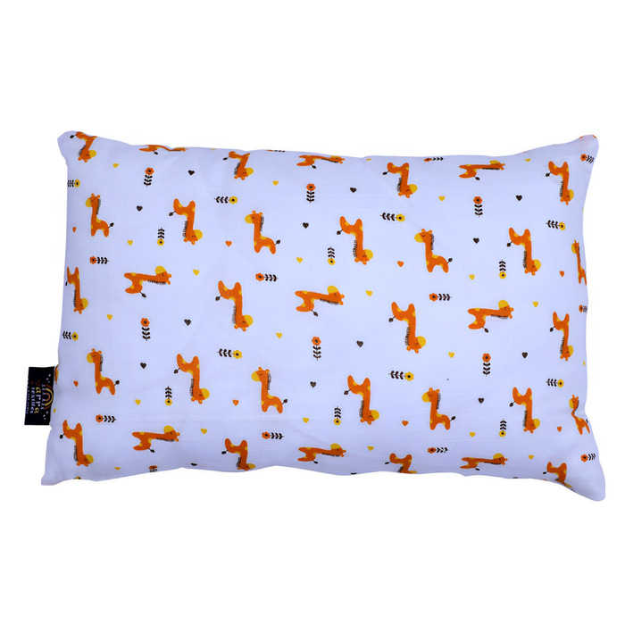Yarra Textiles Toddler/Kids Pillow with Pillowcase ( Giraffe design ) -  46 cm x 30 cm x 10cm