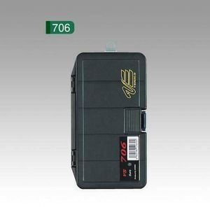 Meiho Versus Fishing Tackle Box VS706  Smoke Black Colour