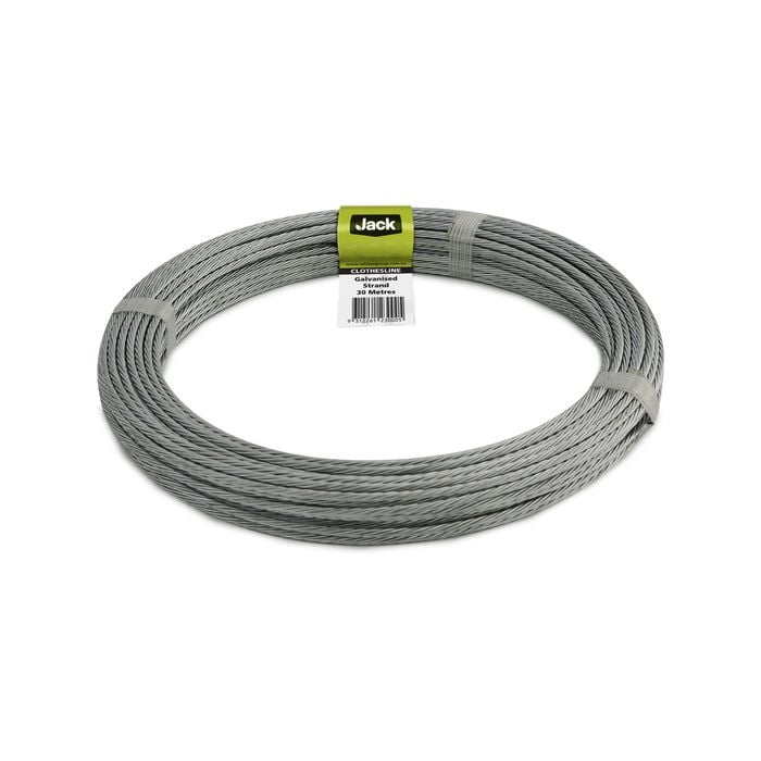 Jack 30m Galvanised Clothesline Coil