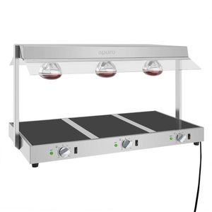 Apuro Food Warmer with Gantry 3x GN 1/1 - HT761-A