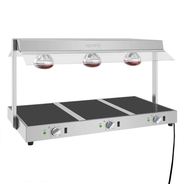 Apuro Food Warmer with Gantry 3x GN 1/1 - HT761-A