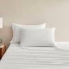 Serene 400tc Bamboo Cotton Sateen Standard Pillowcase White - Twin Pack