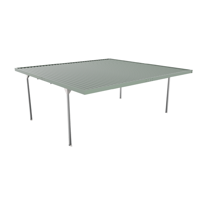 Absco Structures 5.5 x 5.5 x 2.37 Pale Eucalypt Double Skillion Carport
