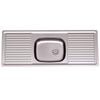 Clark Single Centre Bowl Benchmark Sink With No Tap Hole
