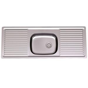 Clark Single Centre Bowl Benchmark Sink With No Tap Hole