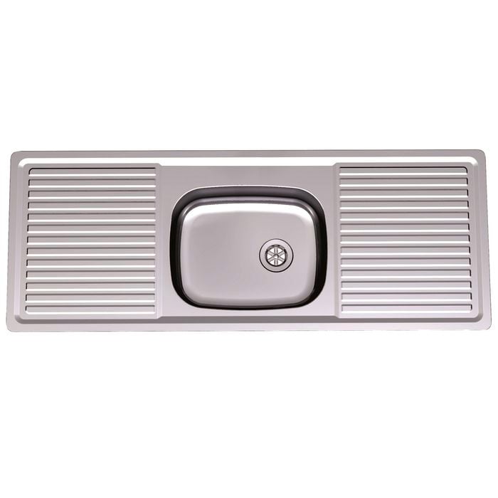 Clark Single Centre Bowl Benchmark Sink With No Tap Hole