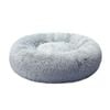Pawz Round Pet Calming Bed Plush 70CM Grey
