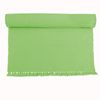 Hoydu Set of 2 - Cotton Ribbed Table Placemats Apple Green