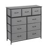 Artiss 9 Chest of Drawers Storage Cabinet Dark Grey