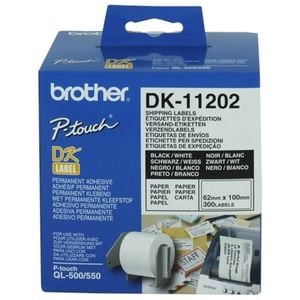White Shipping/name Badge Labe 62mmx100mm,300 Labels Per Roll