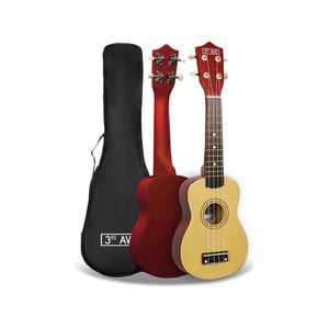 3rd Avenue Soprano Ukulele - Natural