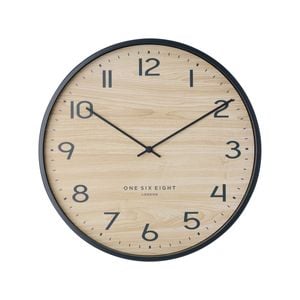 One Six Eight London  Taylor 40cm Charcoal Grey Silent Wall Clock