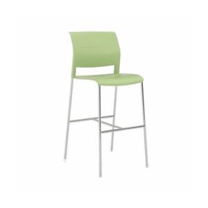 Olg Game Bar Stool Chrome Legs Pistachio Shell
