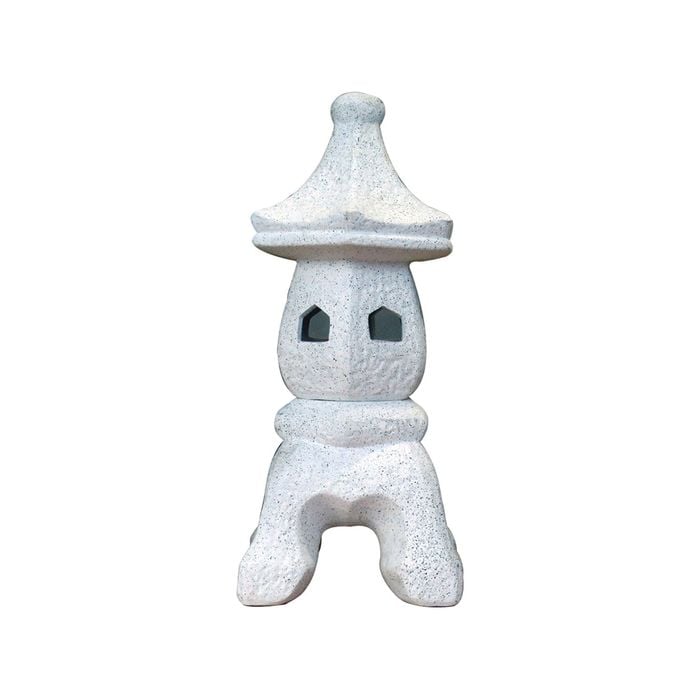 Tuscan Path White Round Oriental Lantern