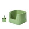 Michu XXL Deluxe Cat Litter Box - Spacious Design Sage