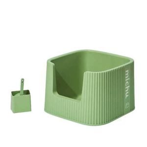 Michu XXL Deluxe Cat Litter Box - Spacious Design Sage