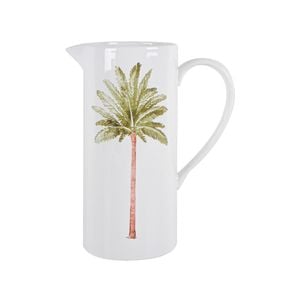 Maine & Crawford St Barts 28cm Green Palm Dolomite Jug Water Pitcher
