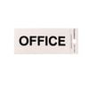Sandleford 100 x 50mm Office Silver Self Adhesive Sign