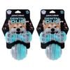 4pc Paws & Claws Dental Duo Pet Dog TPR Ball & Baton Blue