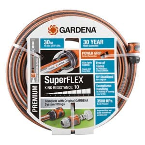 Gardena 13mm x 30m Superflex Fitted Hose