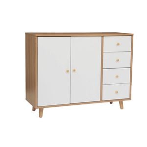 Foret Multifunction Cabinet Buffet Hallway Sideboard Footwear Shoe Storage Doors