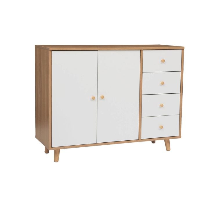 Foret Multifunction Cabinet Buffet Hallway Sideboard Footwear Shoe Storage Doors