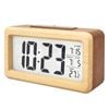 Catzon Wooden Digital Alarm Clock With Night Light Snooze Function
