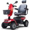 Equipmed ProRider Ultra Large-sized, Strong Climber, Varied Terrain, 200kg Capacity Mobility Scooter - Red