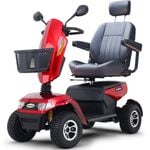 Equipmed ProRider Ultra Large-sized, Strong Climber, Varied Terrain, 200kg Capacity Mobility Scooter - Red
