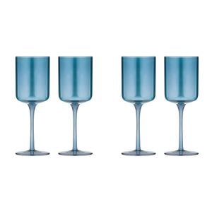 2x 2pc Tempa Verity Crystal Clear Wine Glass Home Barware - Sapphire