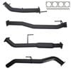 Ignite Exhausts Turbo Back For Nissan D23 Navara Np300 3" With Hotdog 409 Stainless Steel
