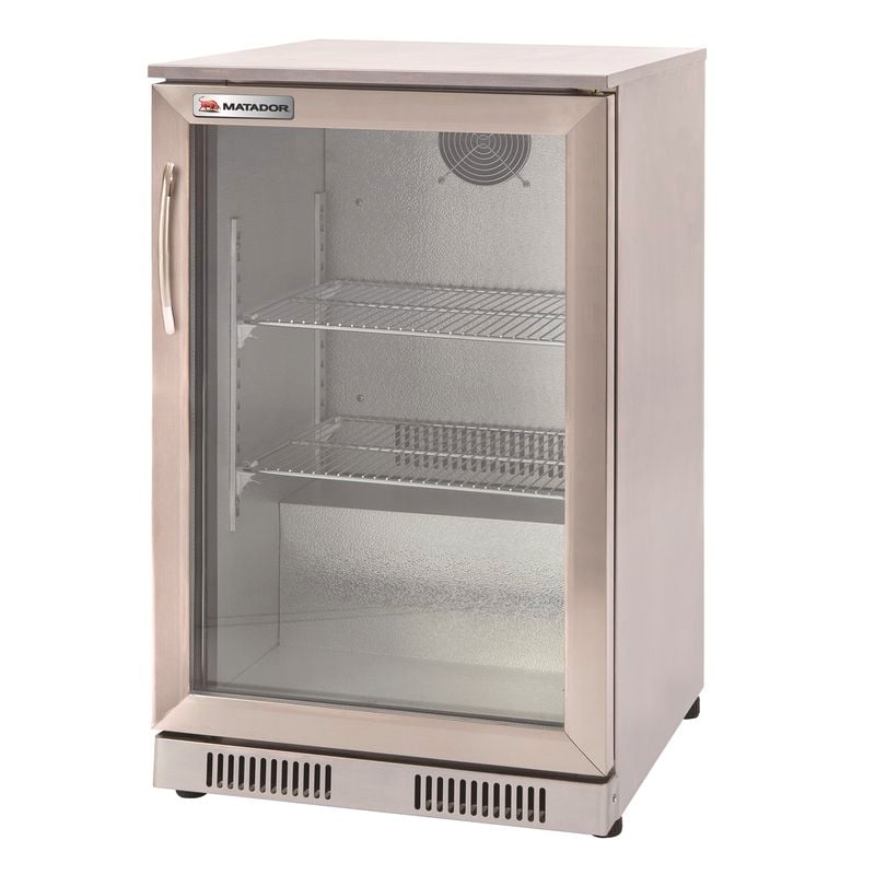 Matador 118L Stainless Steel Single Door Bar Fridge