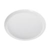 12x 10pc Partyware Heavy Duty Reusable Plates Set W/ Silver Rim 210mm White