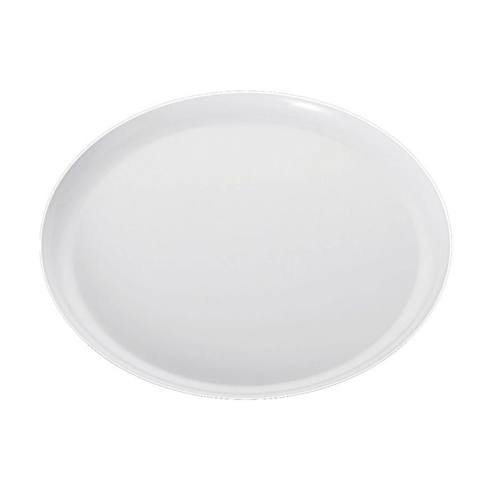 12x 10pc Partyware Heavy Duty Reusable Plates Set W/ Silver Rim 210mm White