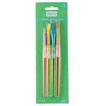 Kids Grip Paint Brushes 4pk