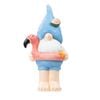 Northcote Pottery 13.8 x 25cm Flamingo Float Gnome Polyresin Garden Statue