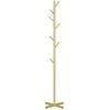 P&P Natural Wood Freestanding Coat Rack with Sturdy Base and Tree-Style Design for Entryway Organization