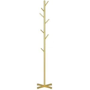P&P Natural Wood Freestanding Coat Rack with Sturdy Base and Tree-Style Design for Entryway Organization