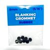 Premier Blue 8mm Rubber Blanking Grommet