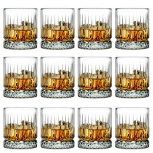 Pasabahce Elysia 355ml Whiskey Glass Tumbler | Set Of 12
